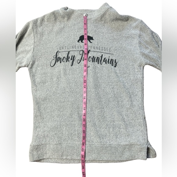 Women's Gatlinburg Tennessee Smokey Mountains Gray Sweatshirt Size L - Picture 5 of 6